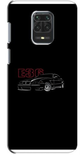 Силиконовый чехол с изображением «BMW E36» для Xiaomi Redmi Note 9 Pro