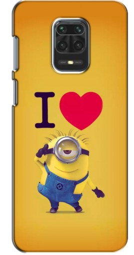 Чехол с принтом «I Love Minion» для Xiaomi Redmi Note 9 Pro