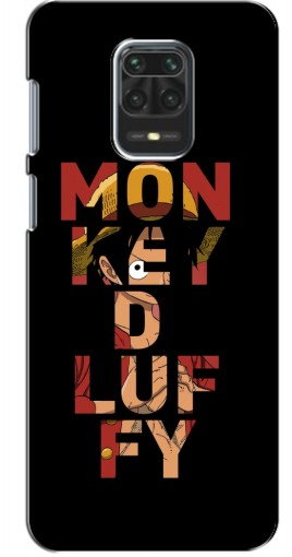 Чехол с картинкой «Monky d Luffy» для Xiaomi Redmi Note 9 Pro