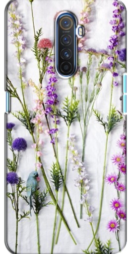 Чехол с картинкой "Фон полевых цветов" для Realme X2 Pro