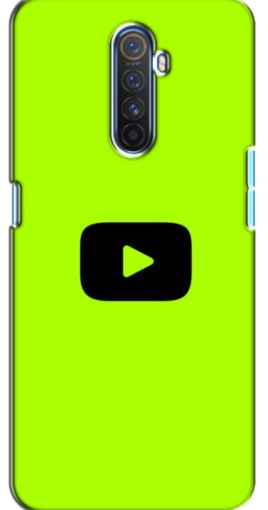 Чехол с принтом "Кнопка Ютуба" для Realme X2 Pro