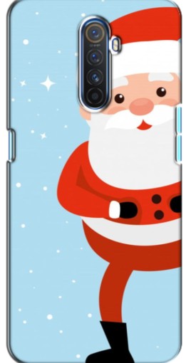 Силиконовый чехол с изображением "Крутой Дед Мороз" для Realme X2 Pro