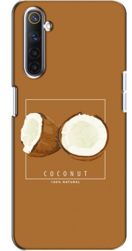 Силиконовый чехол с изображением «Coconut» для Realme 6