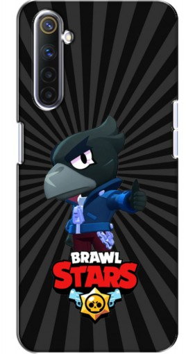 Чехол с печатью «Crow Brawl Stars»  для Realme 6