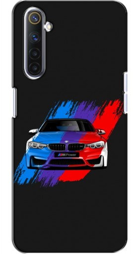 Силиконовый чехол с изображением «Красочный BMW» для Realme 6