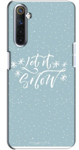 Силиконовый чехол с изображением «Let it Snow» для Realme 6