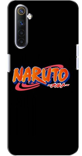 Силиконовый чехол с изображением «Надпись Naruto» для Realme 6