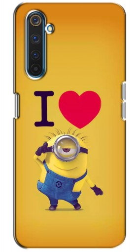 Чехол с картинкой «I Love Minion» для Realme 6 Pro