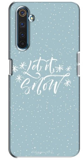 Силиконовый чехол с изображением «Let it Snow» для Realme 6 Pro