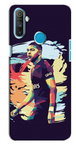 Силиконовый чехол с изображением «ART Mbappe» для Realme C3