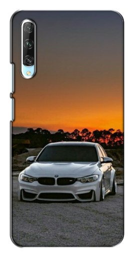 Силиконовый чехол с изображением «BMW белая» для Huawei P Smart Pro