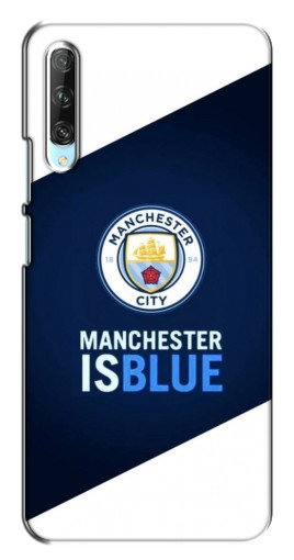 Силиконовый чехол с изображением «Manchester is Blue» для Huawei P Smart Pro