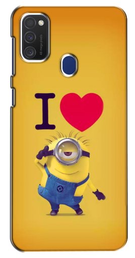 Чехол с печатью «I Love Minion»  для Samsung Galaxy M21s