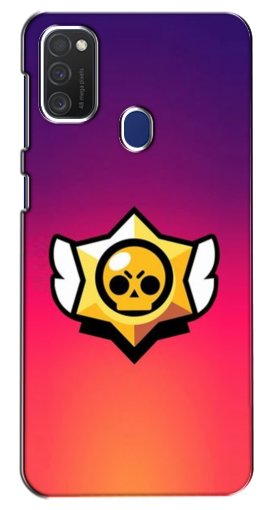 Чехол с принтом «Логотип Brawl Stars» для Samsung Galaxy M21s