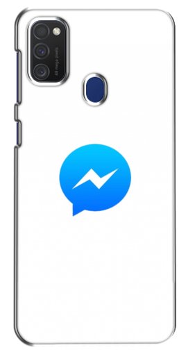 Чехол с картинкой «messenger logo» для Samsung Galaxy M21s