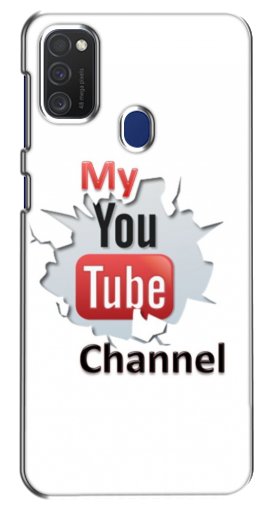 Чехол с печатью «My YouTube»  для Samsung Galaxy M21s