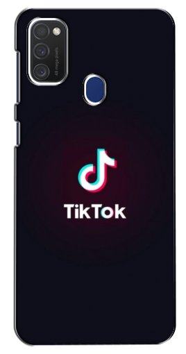 Чехол с картинкой «TikTok темный» для Samsung Galaxy M21s