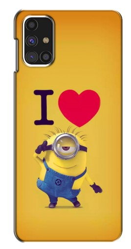 Чехол с принтом «I Love Minion» для Samsung Galaxy M31s