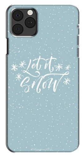 Чехол с печатью «Let it Snow»  для iPhone 12 Pro