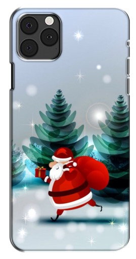 Силиконовый чехол с изображением «Дед Мороз с подарком» для iPhone 12 Pro Max