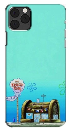 Силиконовый чехол с изображением «Krusty Krab» для iPhone 12 Pro Max