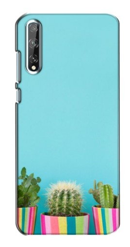 Чехол с картинкой «Маленькие кактусы» для Huawei P Smart S / Y8p (2020)