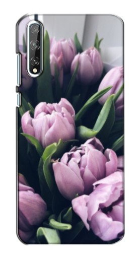 Чехол с принтом «Сиреневые тюльпаны» для Huawei P Smart S / Y8p (2020)