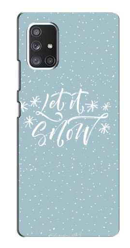 Чехол с принтом «Let it Snow» для Samsung Galaxy A72