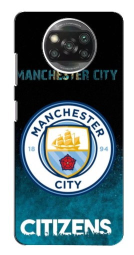 Силиконовый чехол с изображением «Man City Zens» для Xiaomi Poco X3