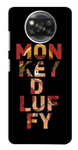 Силиконовый чехол с изображением «Monky d Luffy» для Xiaomi Poco X3