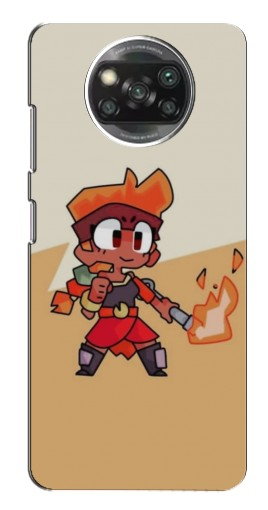 Чехол с печатью «Нарисованная Amber»  для Xiaomi Poco X3