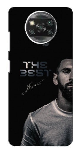 Чехол с печатью «The Best Messi»  для Xiaomi Poco X3