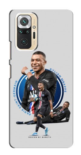 Силиконовый чехол с изображением «Kylian Mbappe» для Xiaomi Redmi Note 10