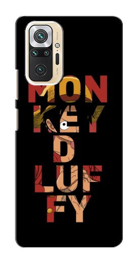 Силиконовый чехол с изображением «Monky d Luffy» для Xiaomi Redmi Note 10