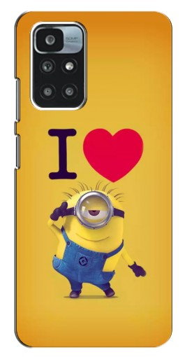 Чехол с принтом «I Love Minion» для Xiaomi Redmi 10