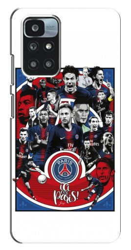 Чехол с принтом «Команда PSG» для Xiaomi Redmi 10