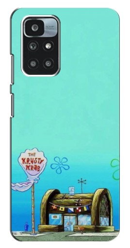 Силиконовый чехол с изображением «Krusty Krab» для Xiaomi Redmi 10