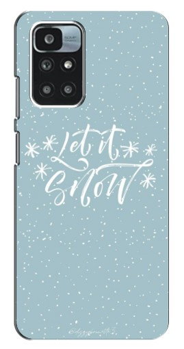 Силиконовый чехол с изображением «Let it Snow» для Xiaomi Redmi 10