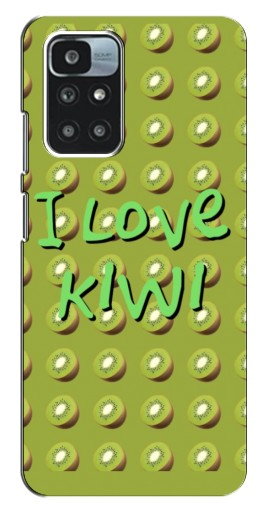 Силиконовый чехол с изображением «Love Kiwi» для Xiaomi Redmi 10