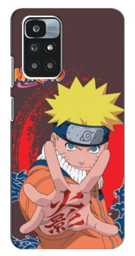 Силиконовый чехол с изображением «Naruto атакует» для Xiaomi Redmi 10