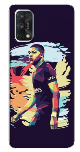 Силиконовый чехол с изображением «ART Mbappe» для Realme 7 Pro