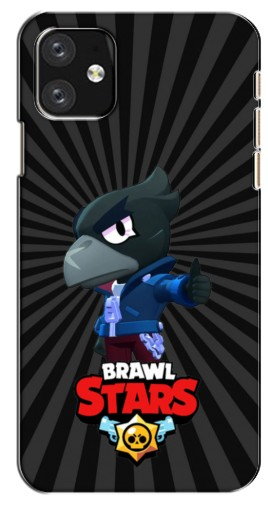 Силиконовый чехол с изображением «Crow Brawl Stars» для iPhone 12 mini