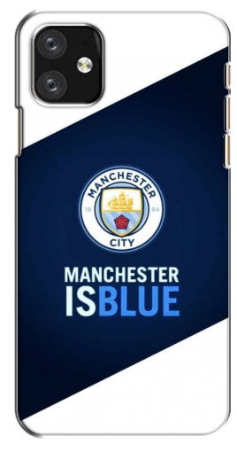 Силиконовый чехол с изображением «Manchester is Blue» для iPhone 12 mini