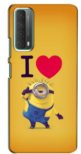 Силиконовый чехол с изображением «I Love Minion» для Huawei P Smart 2021