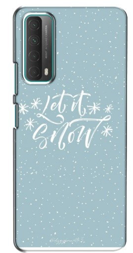 Чехол с принтом «Let it Snow» для Huawei P Smart 2021