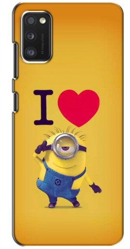 Силиконовый чехол с изображением «I Love Minion» для Poco M3