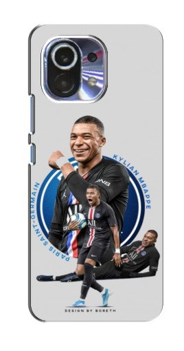 Силиконовый чехол с изображением «Kylian Mbappe» для Xiaomi Mi 11