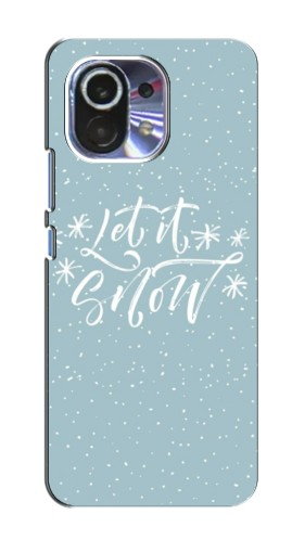 Чехол с печатью «Let it Snow»  для Xiaomi Mi 11