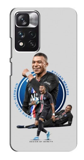 Силиконовый чехол с изображением «Kylian Mbappe» для Xiaomi Redmi Note 11