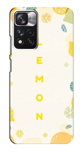 Силиконовый чехол с изображением «Lemon» для Xiaomi Redmi Note 11